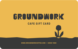Groundwork coffee in-store cafe gift card 