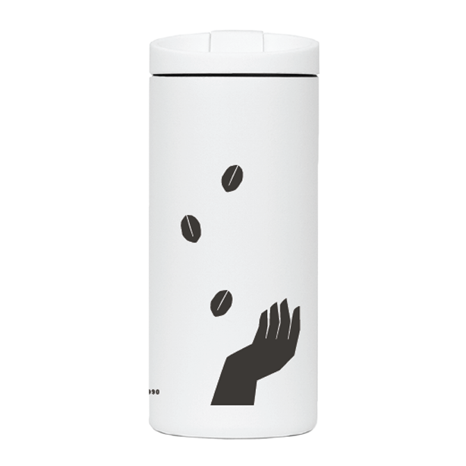 MiiR 12oz Tumbler with Groundwork Coffee graphics