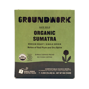 Organic Sumatra Gayo Gold - Single-Serve Steeped Packs